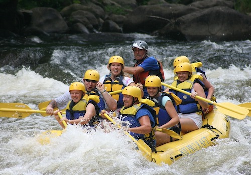 White water rafting in Gatlinburg